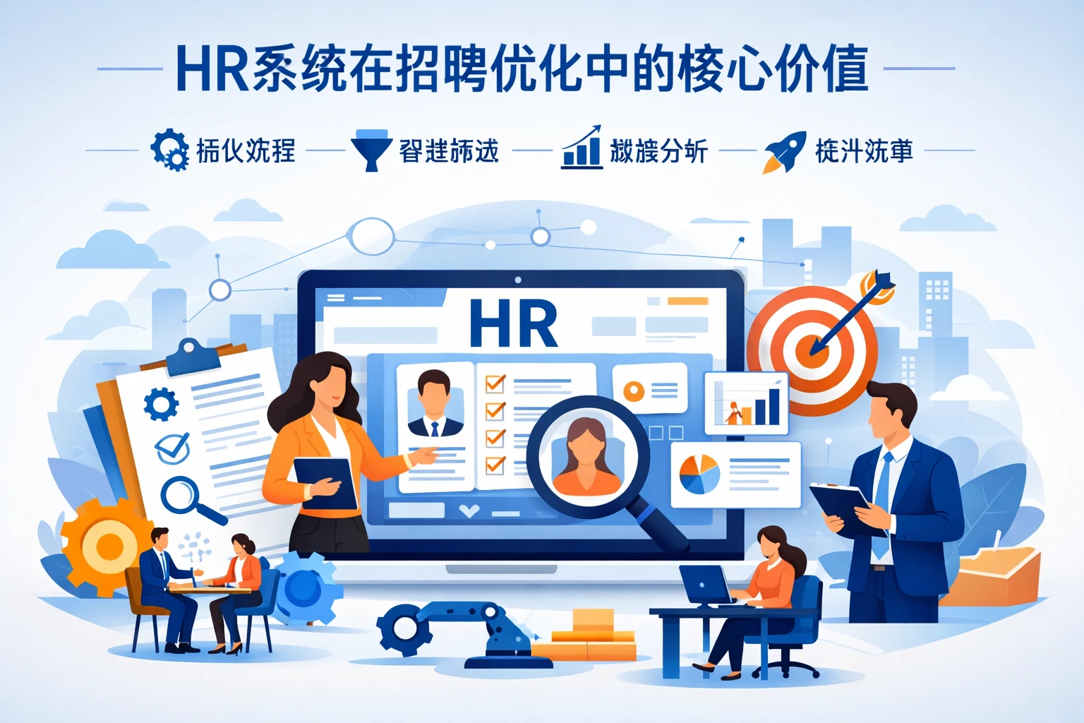 HR系统在招聘优化中的核心价值