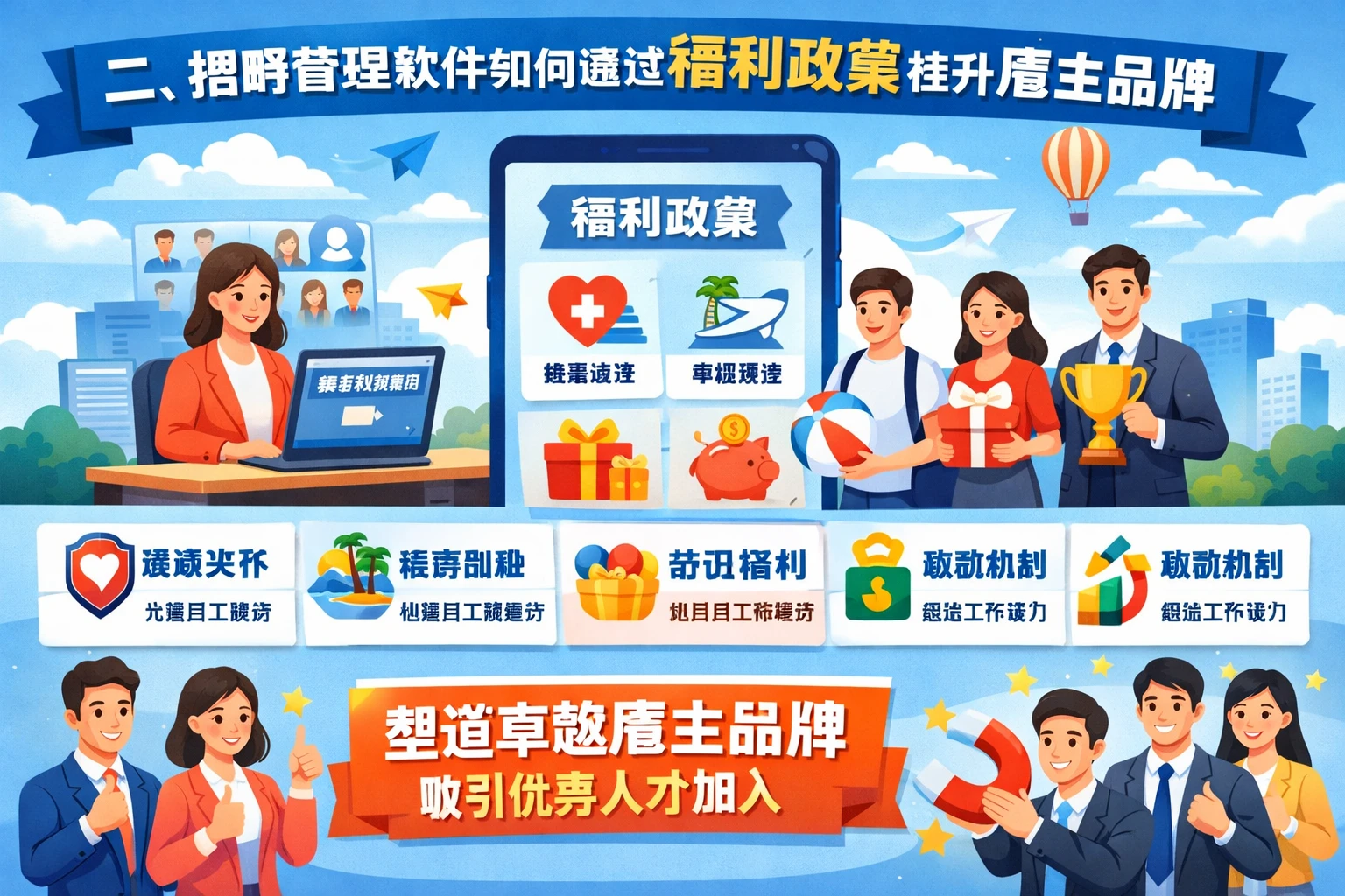 二、招聘管理软件如何通过福利政策提升雇主品牌