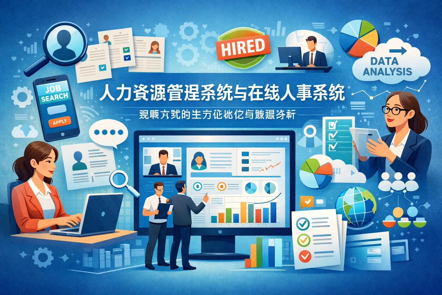 人力资源管理系统与在线人事系统:招聘方式的全方位优化与数据分析
