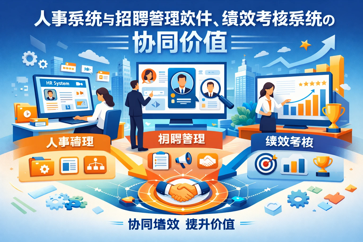 人事系统与招聘管理软件、绩效考核系统的协同价值