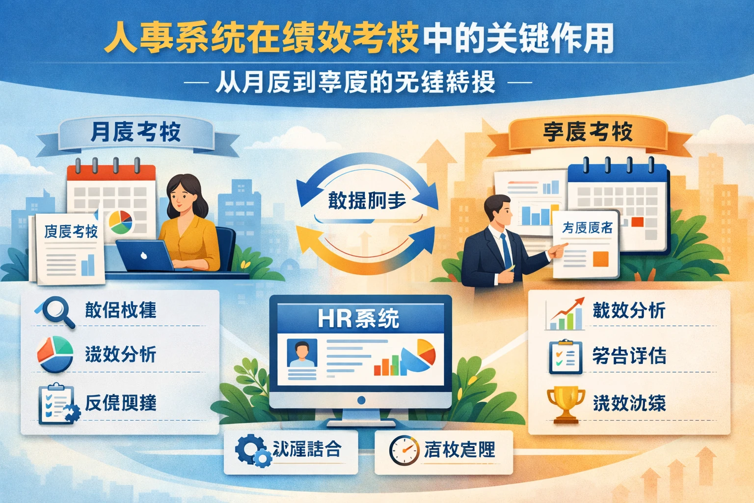 人事系统在绩效考核中的关键作用:从月度到季度的无缝转换