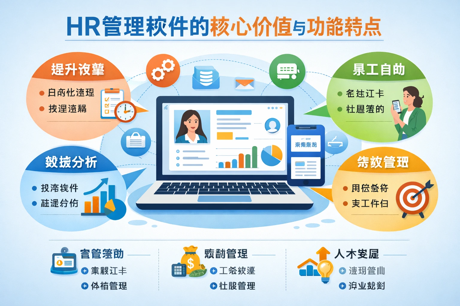HR管理软件的核心价值与功能特点