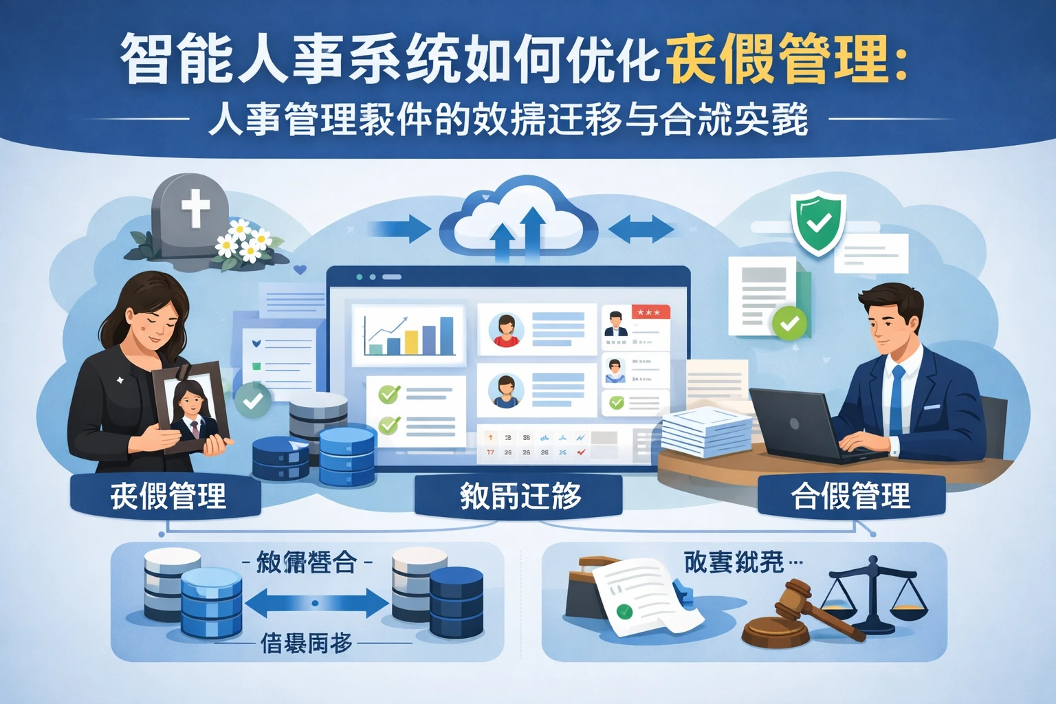 智能人事系统如何优化丧假管理：人事管理软件的数据迁移与合规实践