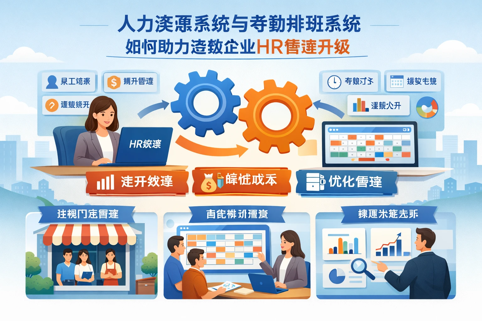 人力资源系统与考勤排班系统如何助力连锁企业HR管理升级