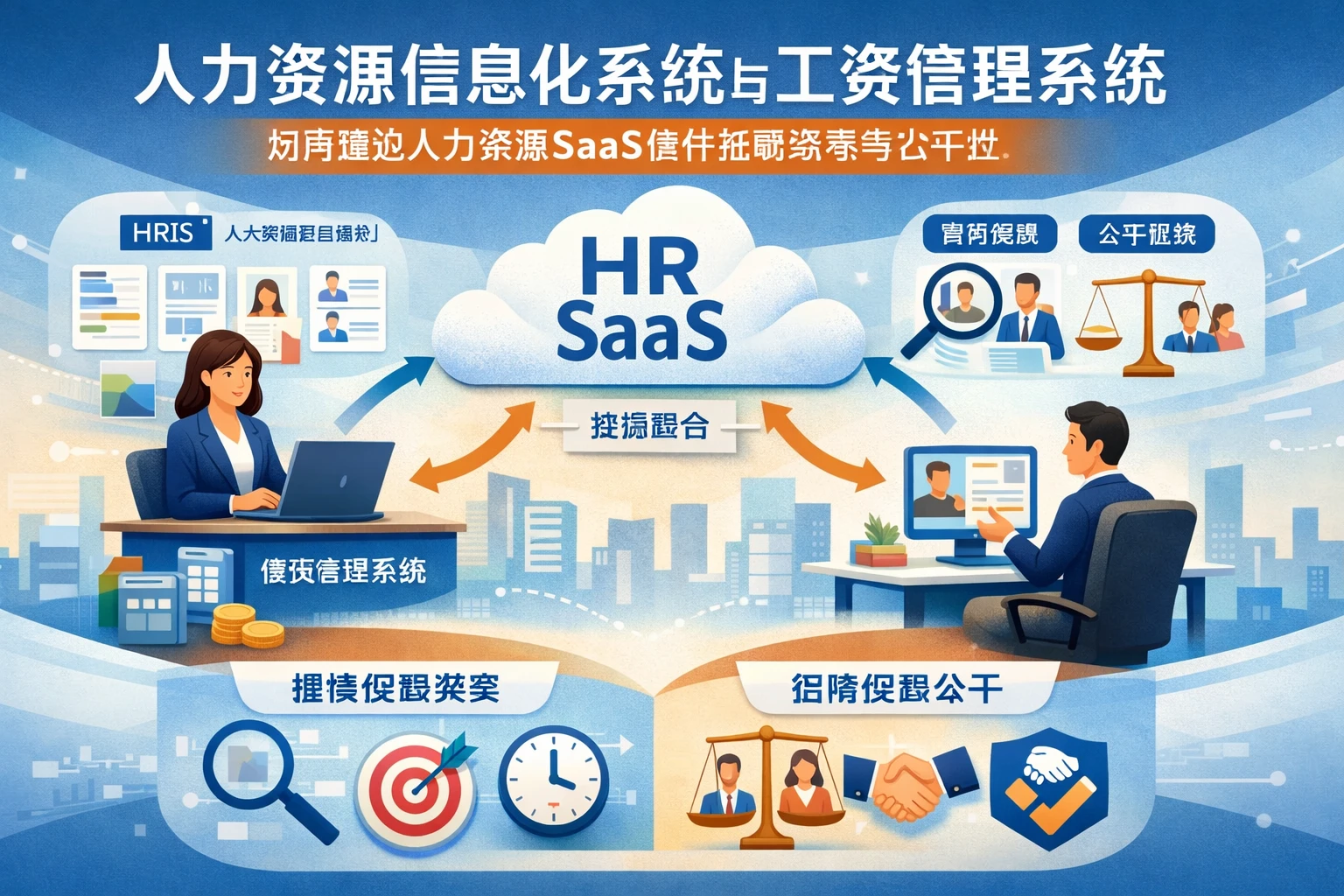 人力资源信息化系统与工资管理系统如何通过人力资源SaaS提升招聘效率与公平性