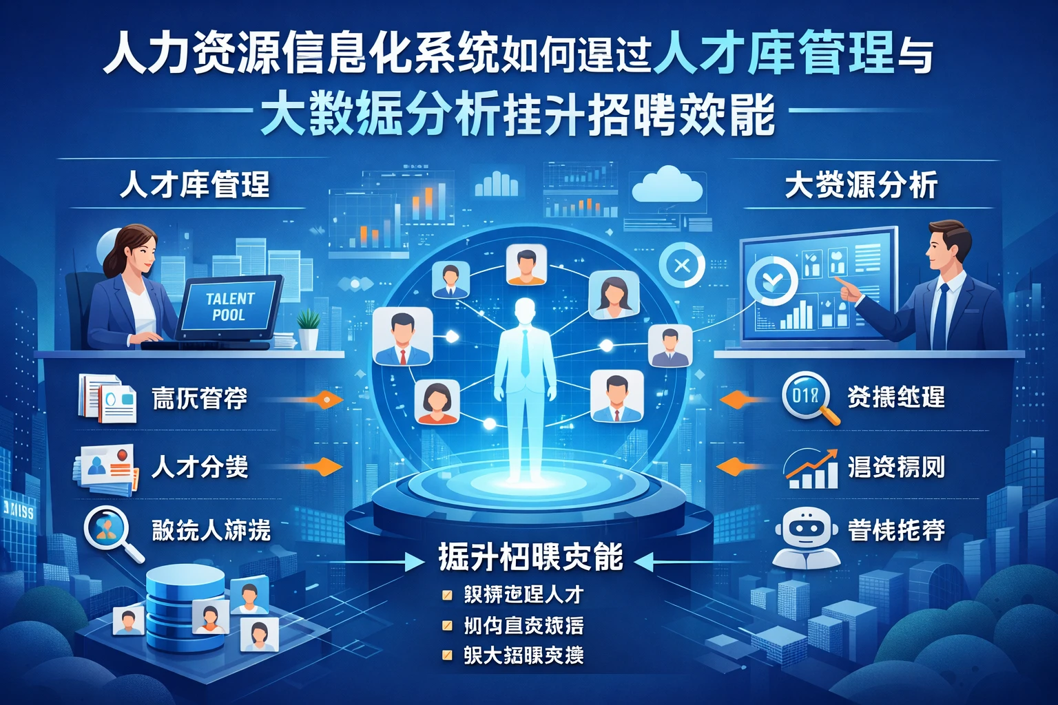 人力资源信息化系统如何通过人才库管理与大数据分析提升招聘效能