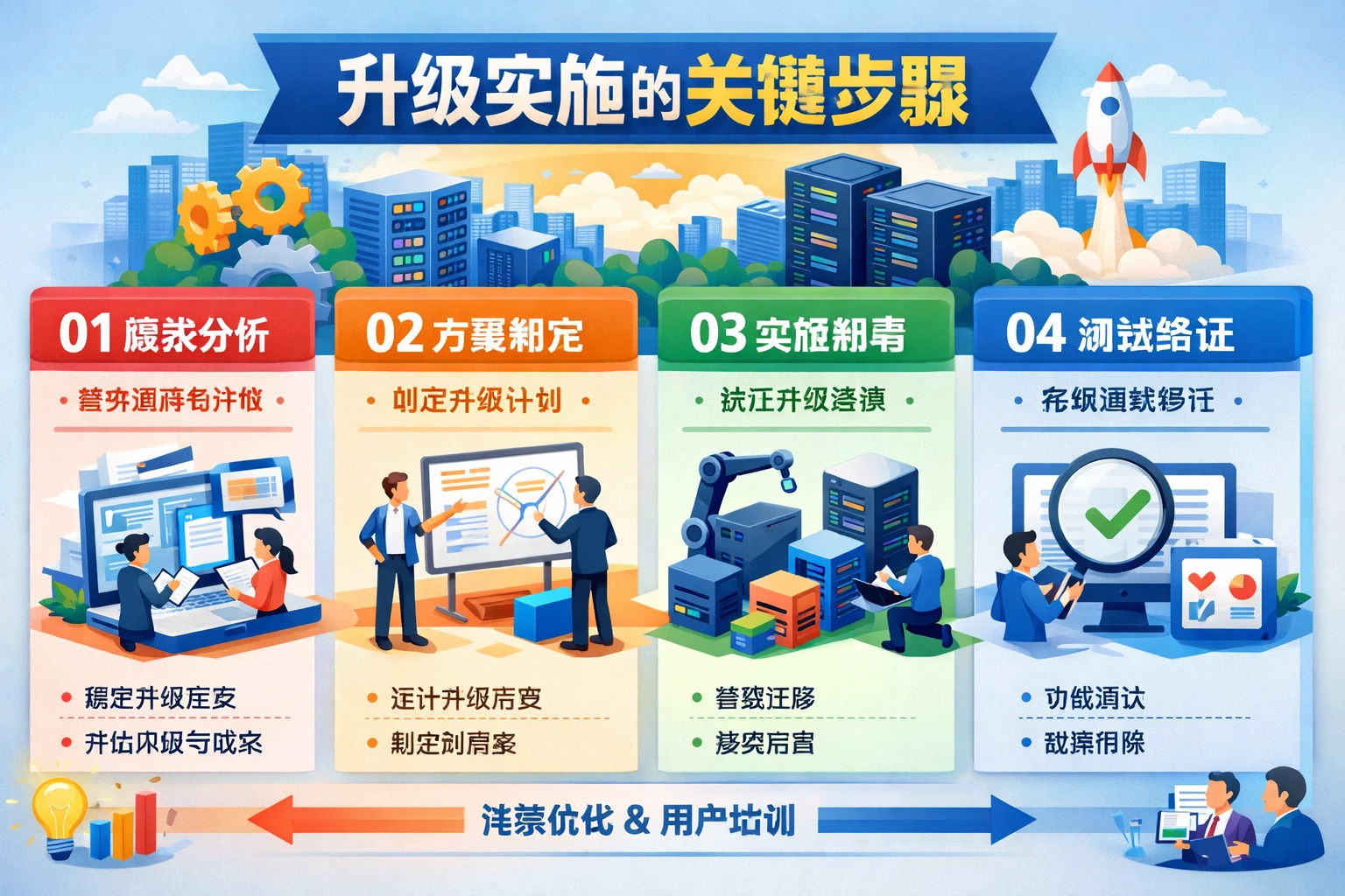 升级实施的关键步骤