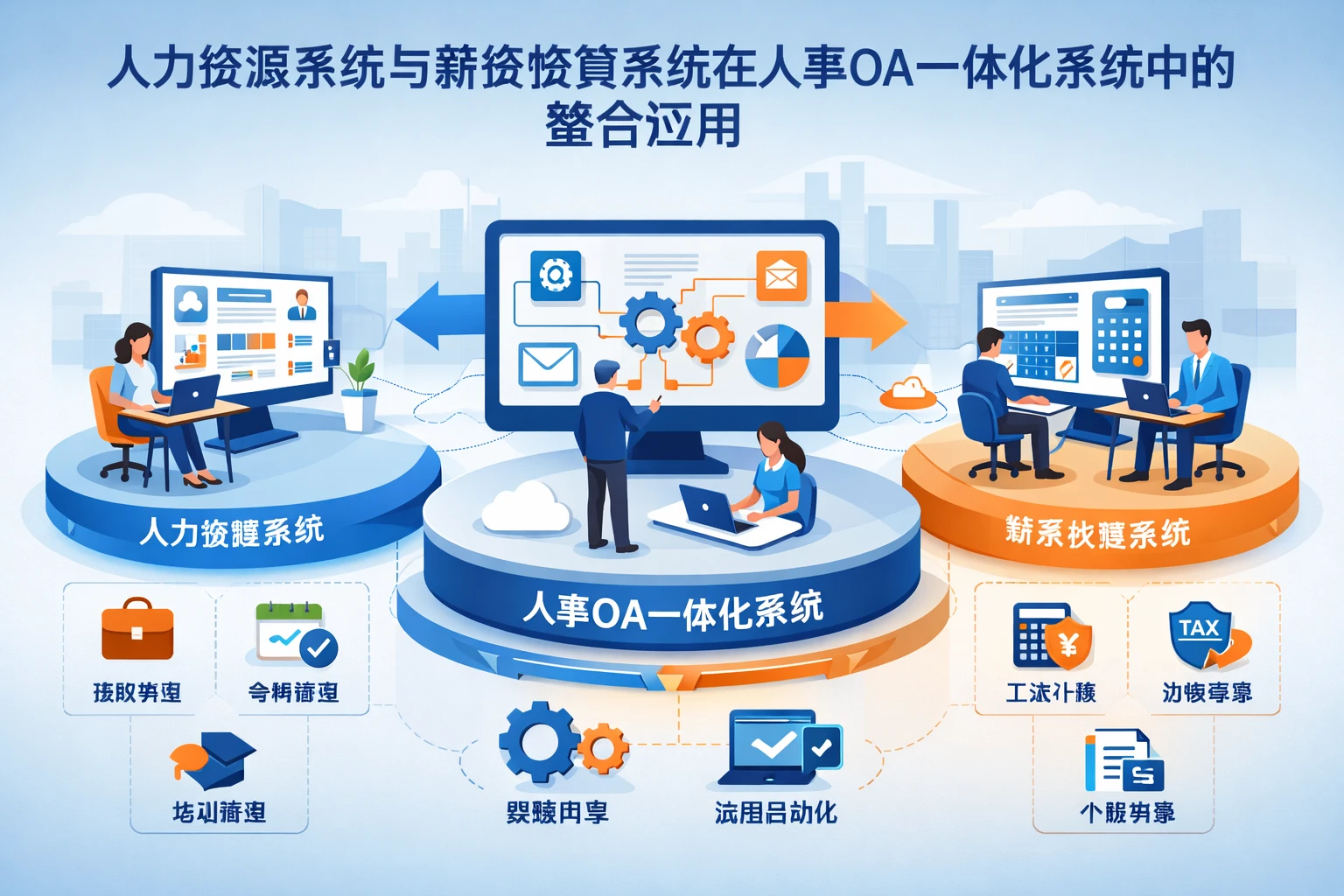 人力资源系统与薪资核算系统在人事OA一体化系统中的整合应用