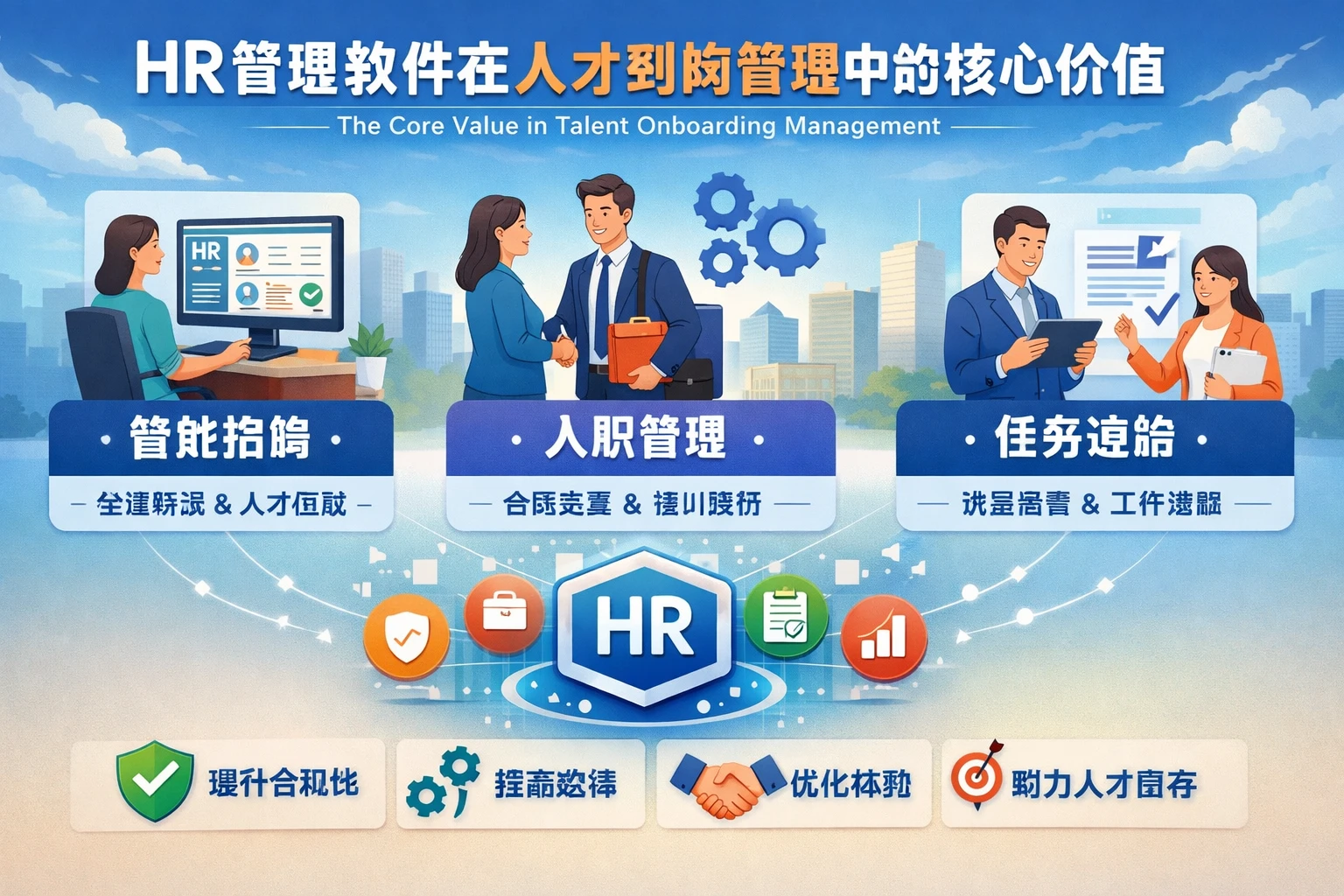 HR管理软件在人才到岗管理中的核心价值