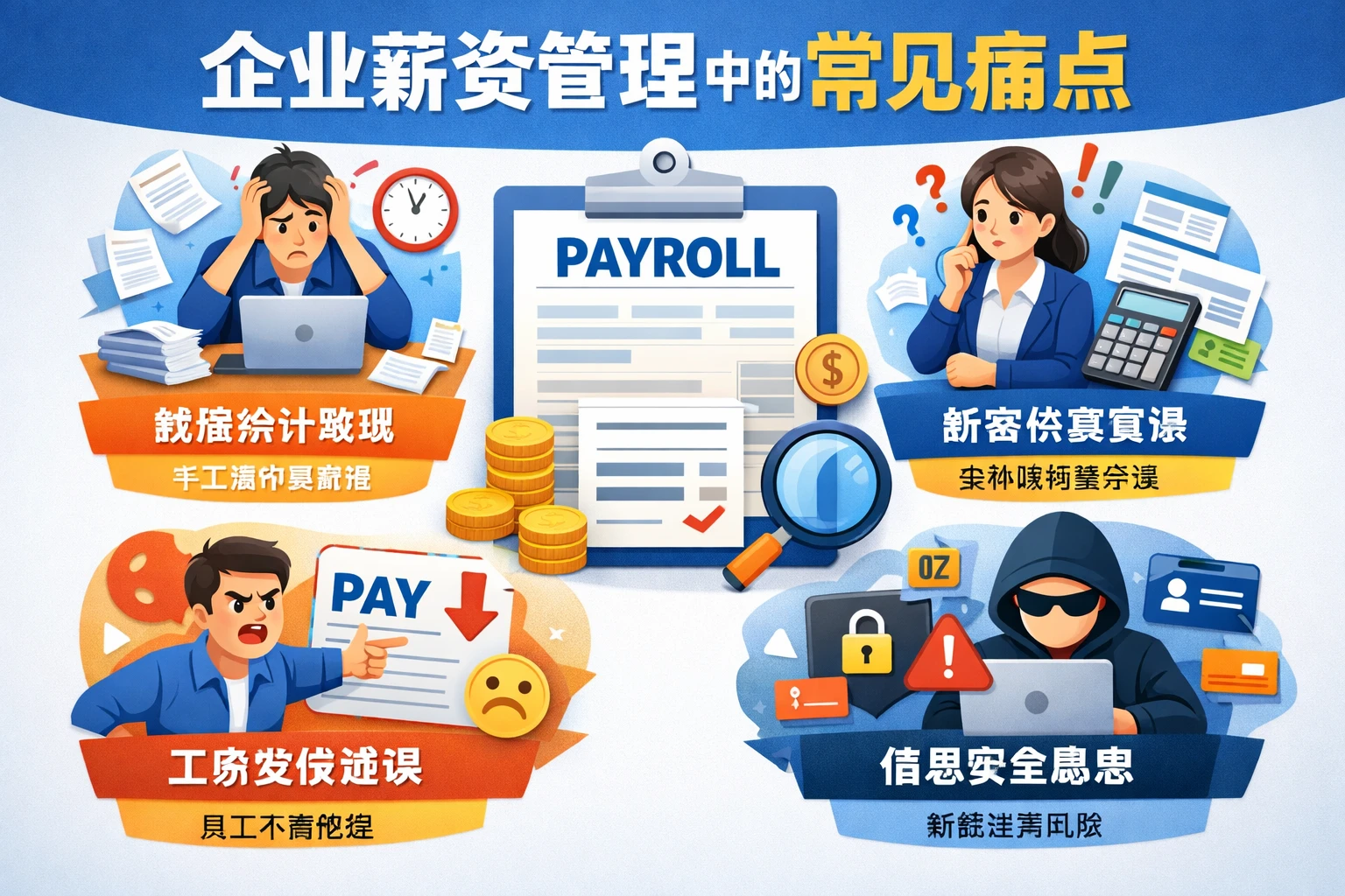 企业薪资管理中的常见痛点