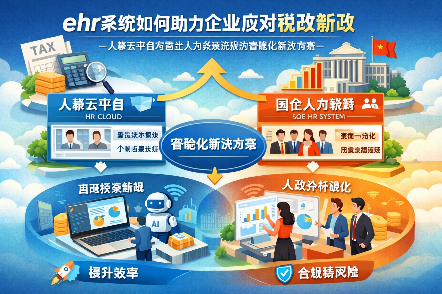 ehr系统如何助力企业应对税改新政——人事云平台与国企人力资源系统的智能化解决方案