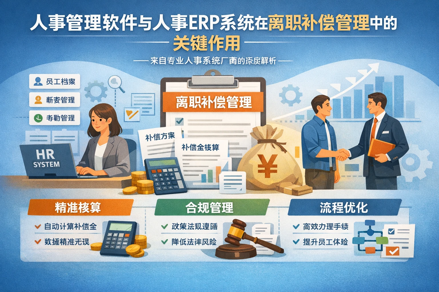 人事管理软件与人事ERP系统在离职补偿管理中的关键作用——来自专业人事系统厂商的深度解析