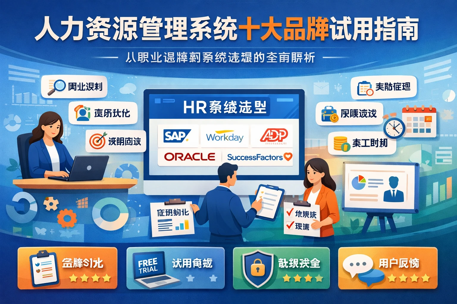人力资源管理系统十大品牌试用指南:从职业选择到系统选型的全面解析
