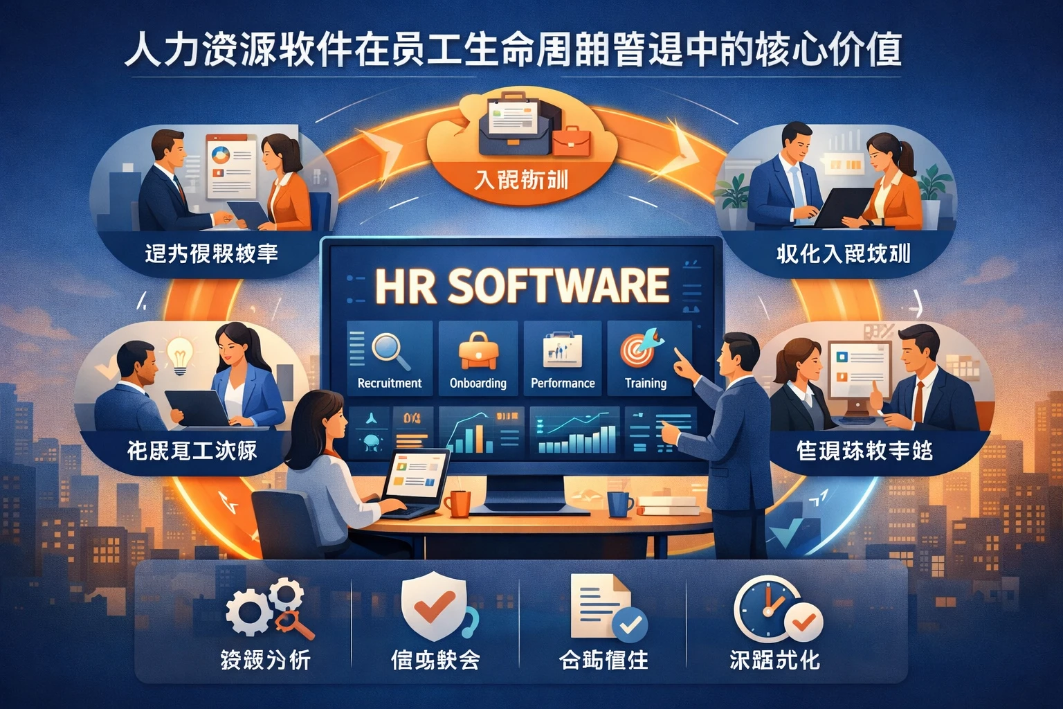 人力资源软件在员工生命周期管理中的核心价值