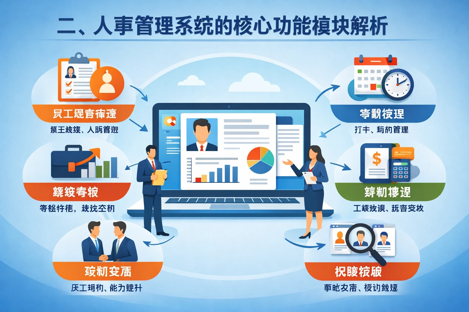 二、人事管理系统的核心功能模块解析