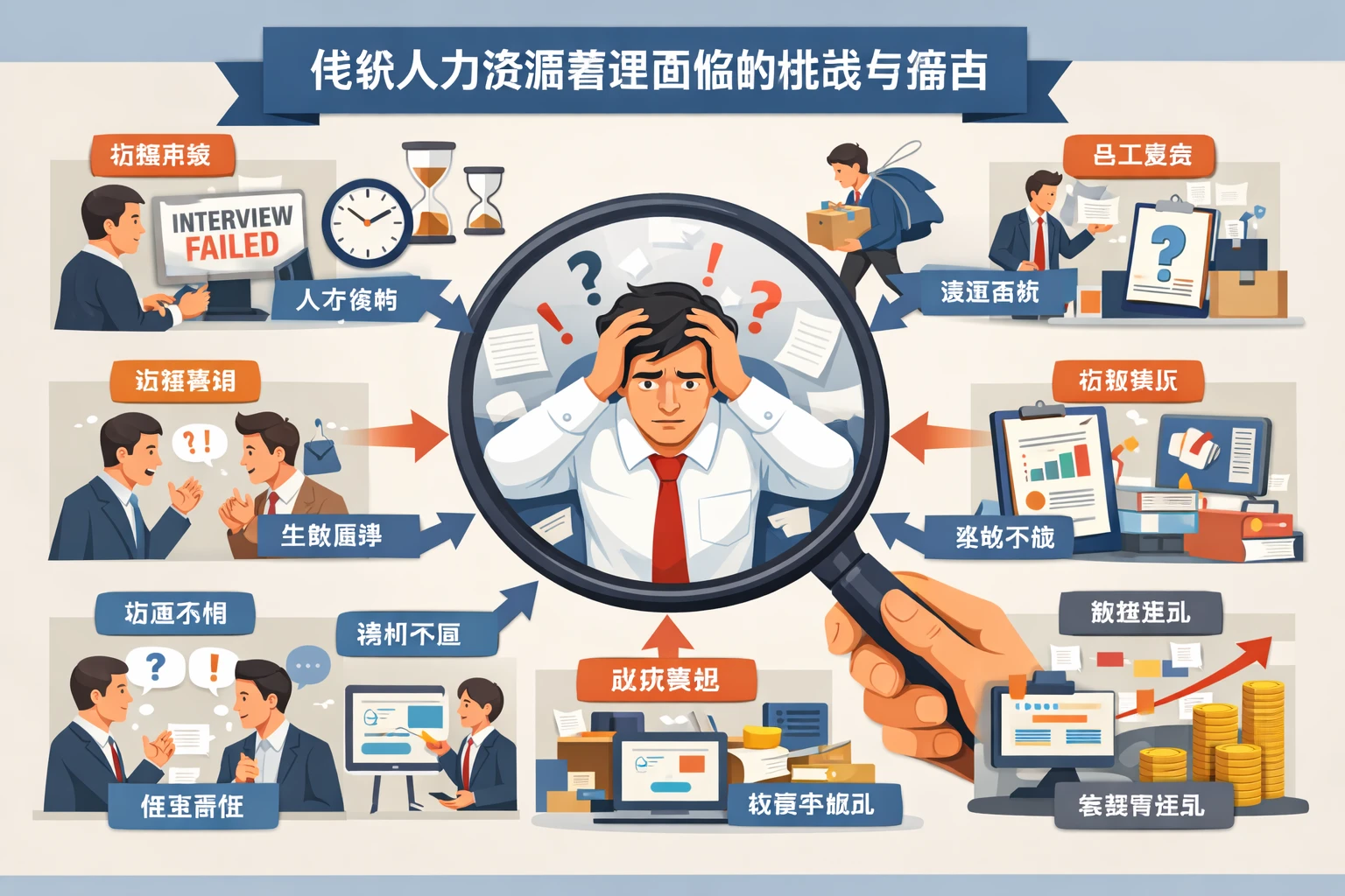 传统人力资源管理面临的挑战与痛点