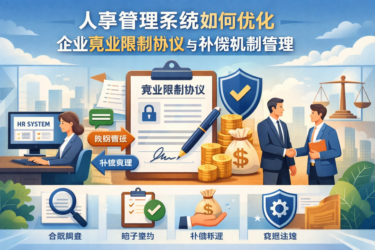 人事管理系统如何优化企业竞业限制协议与补偿机制管理