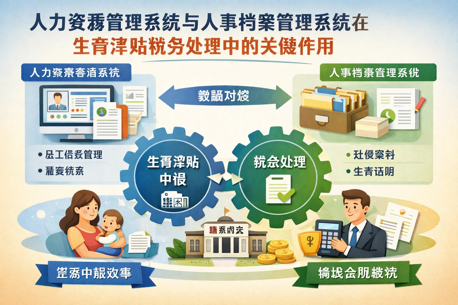 人力资源管理系统与人事档案管理系统在生育津贴税务处理中的关键作用
