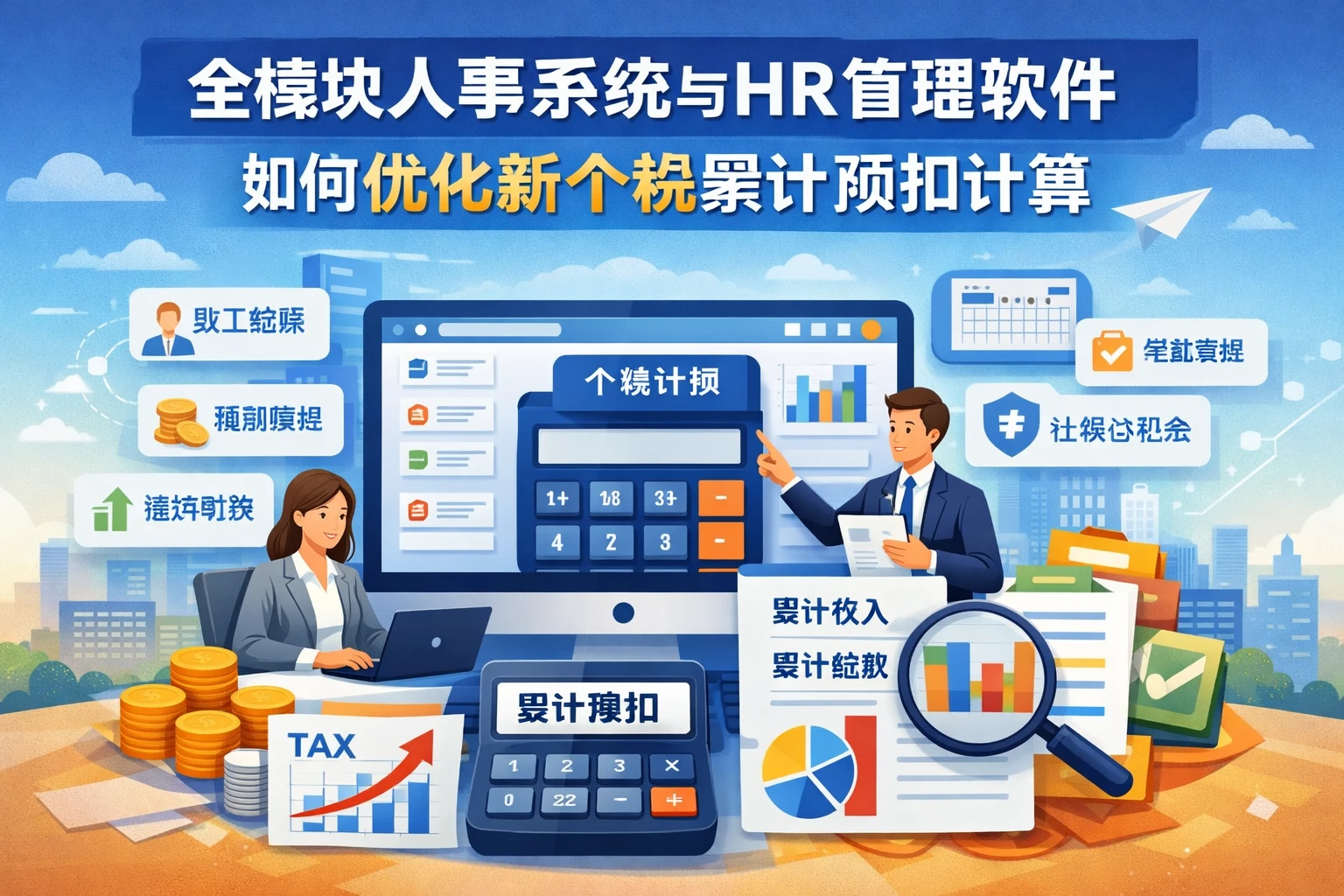 全模块人事系统与HR管理软件如何优化新个税累计预扣计算