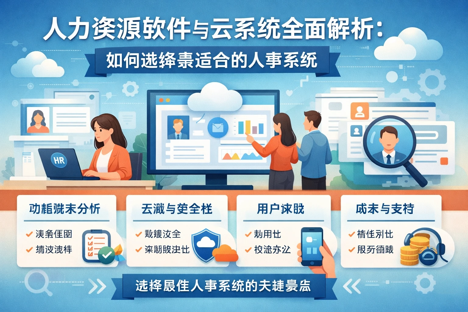 人力资源软件与云系统全面解析：如何选择最适合的人事系统