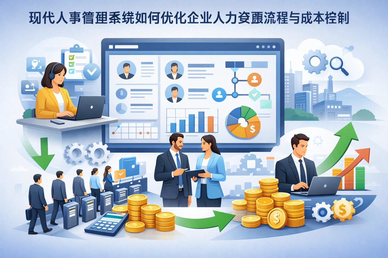 现代人事管理系统如何优化企业人力资源流程与成本控制
