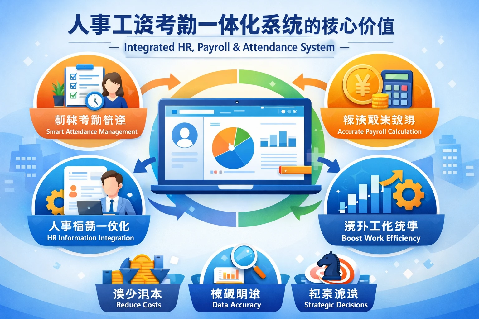 人事工资考勤一体化系统的核心价值
