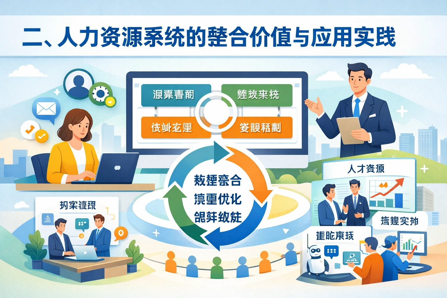 二、人力资源系统的整合价值与应用实践