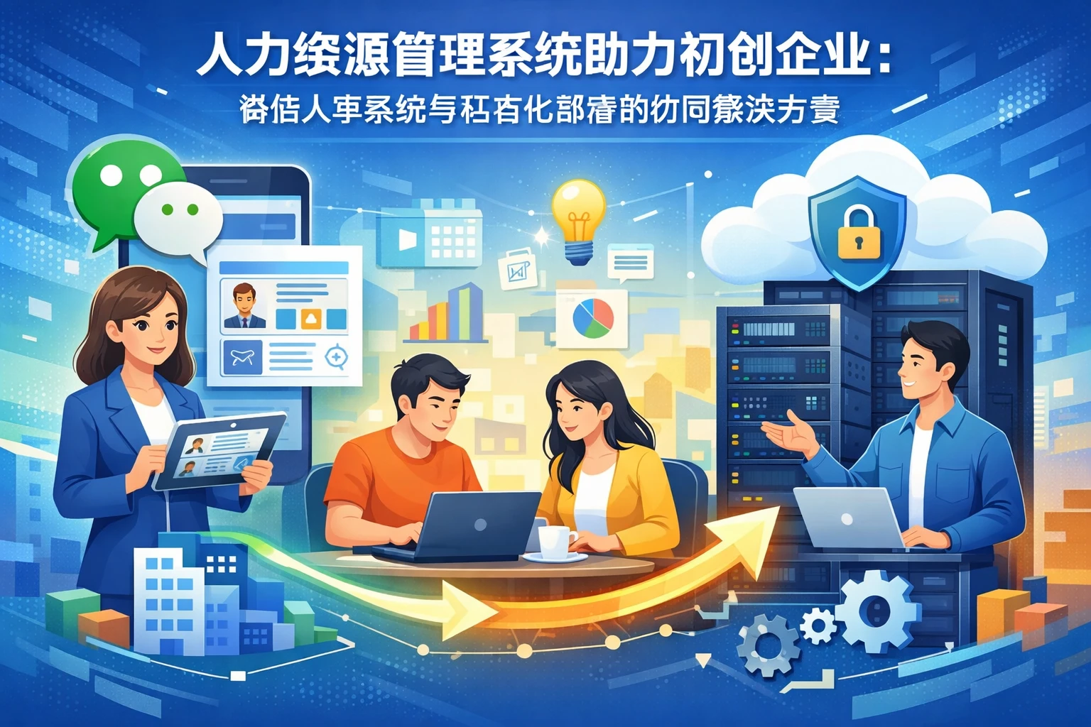 人力资源管理系统助力初创企业：微信人事系统与私有化部署的协同解决方案
