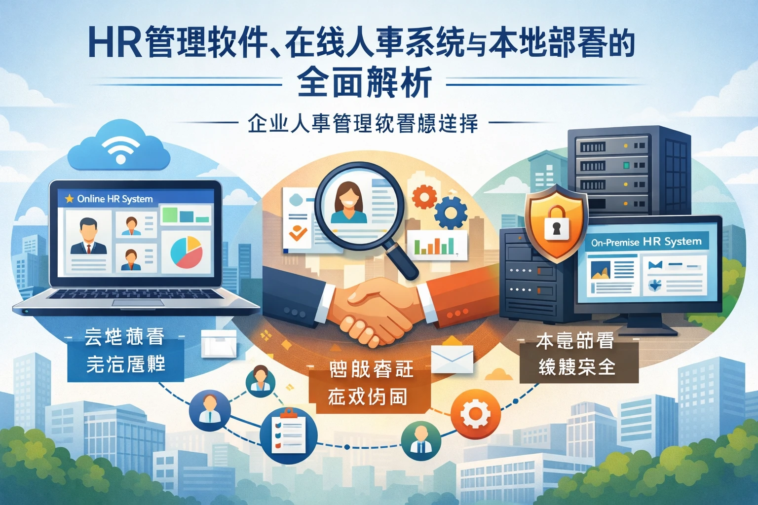 HR管理软件、在线人事系统与本地部署的全面解析：企业人事管理的智慧选择