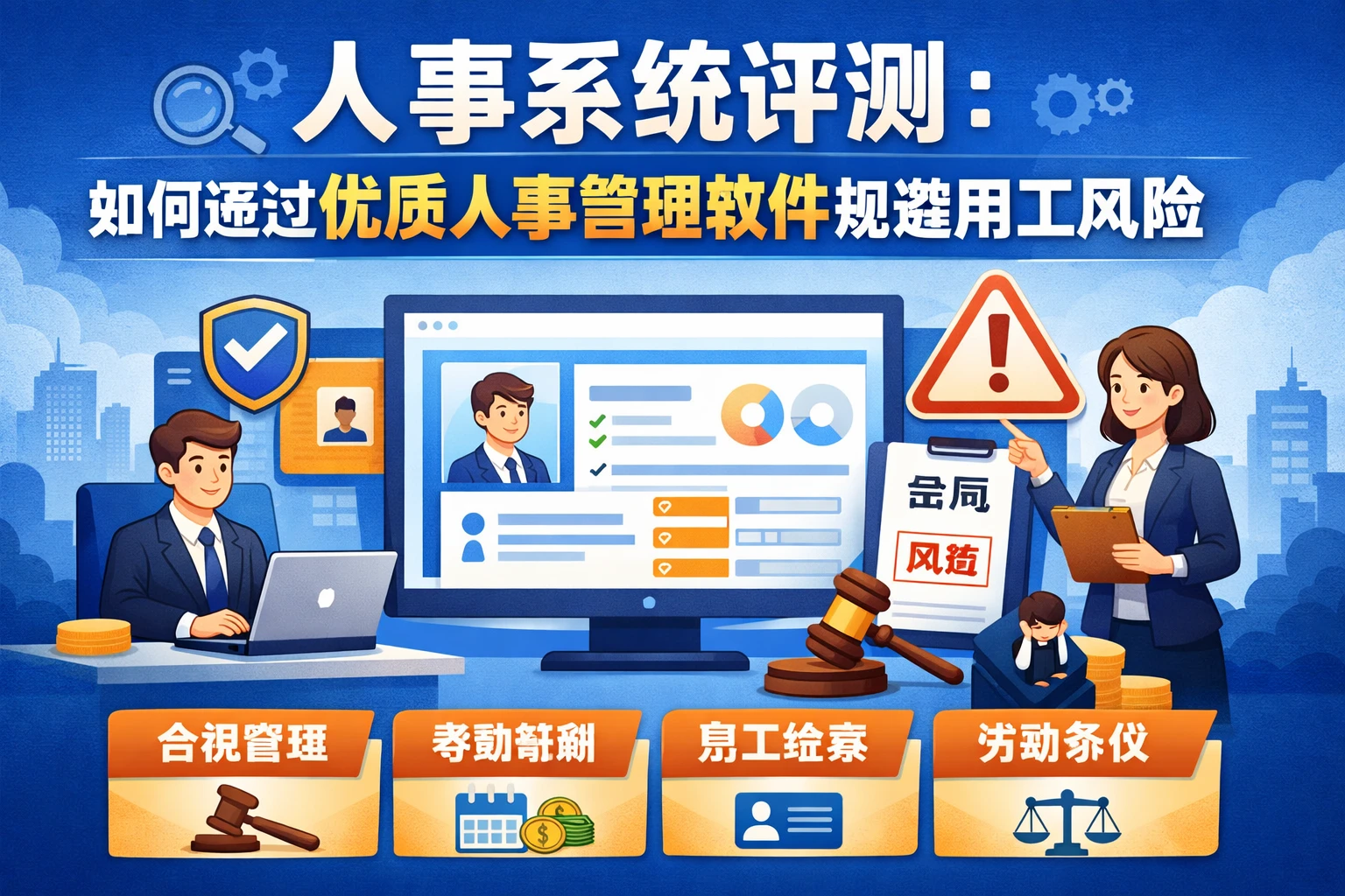 人事系统评测：如何通过优质人事管理软件规避用工风险
