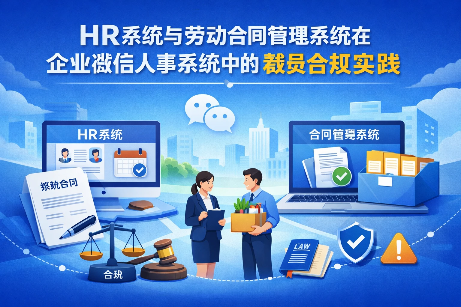 HR系统与劳动合同管理系统在企业微信人事系统中的裁员合规实践