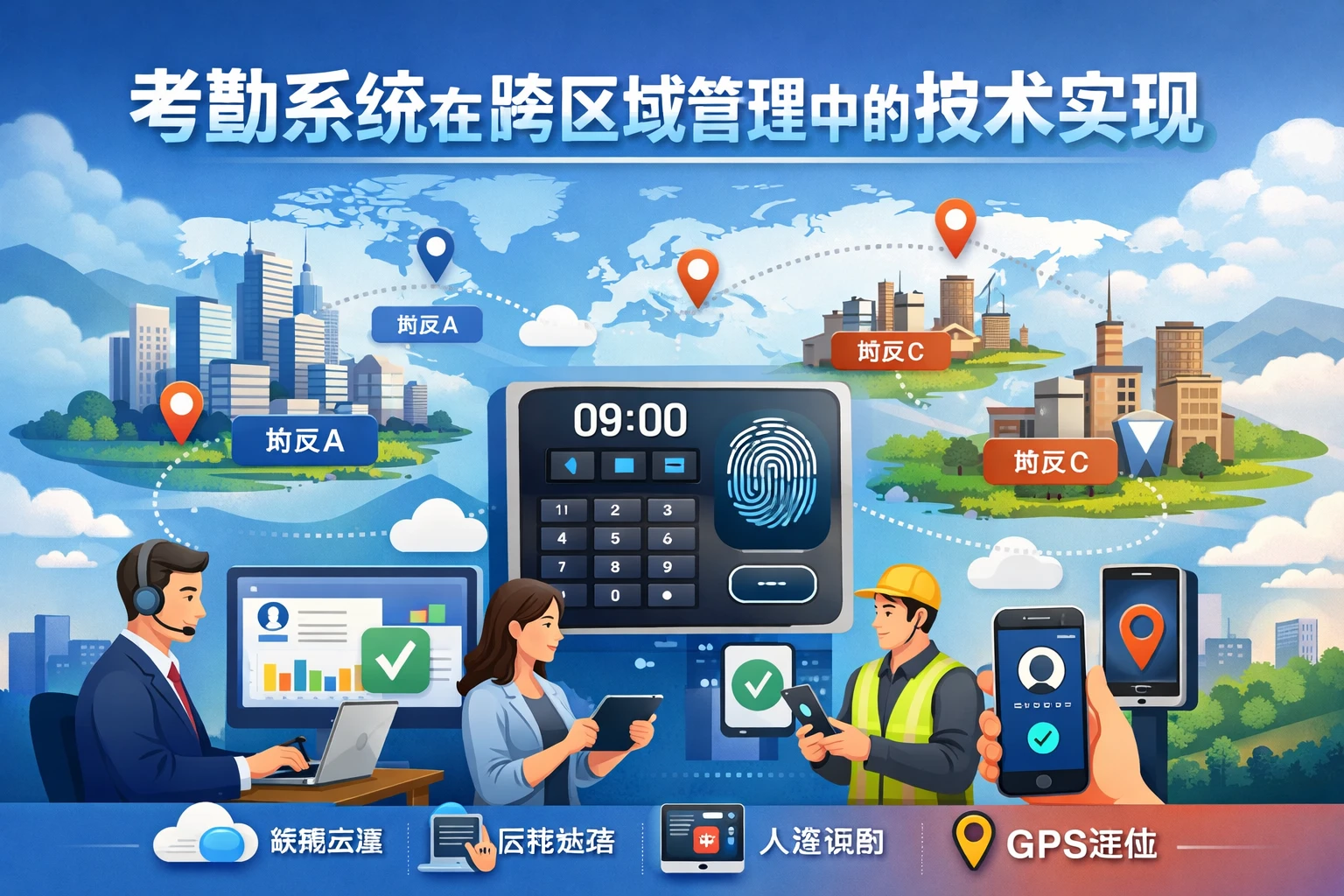 考勤系统在跨区域管理中的技术实现