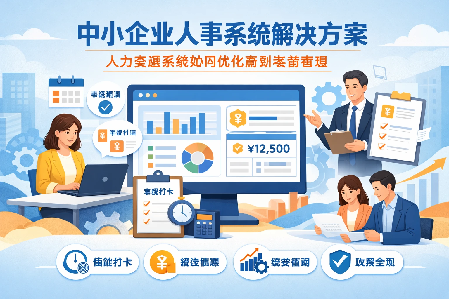 中小企业人事系统解决方案：人力资源系统如何优化薪酬考勤管理