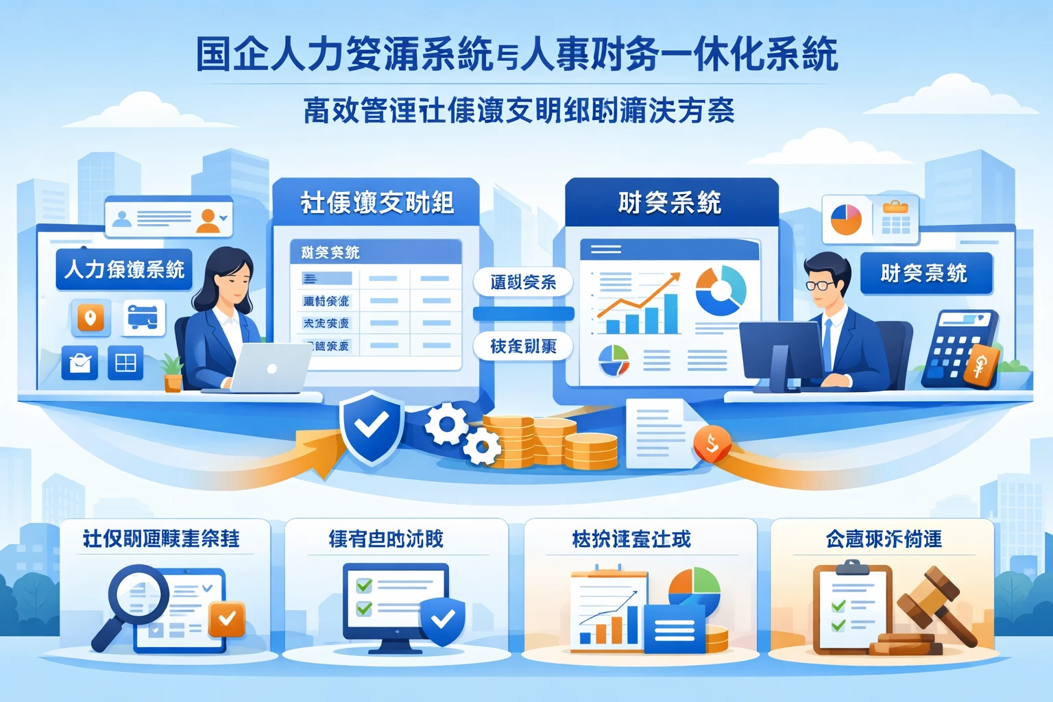 国企人力资源系统与人事财务一体化系统：高效管理社保缴交明细的解决方案