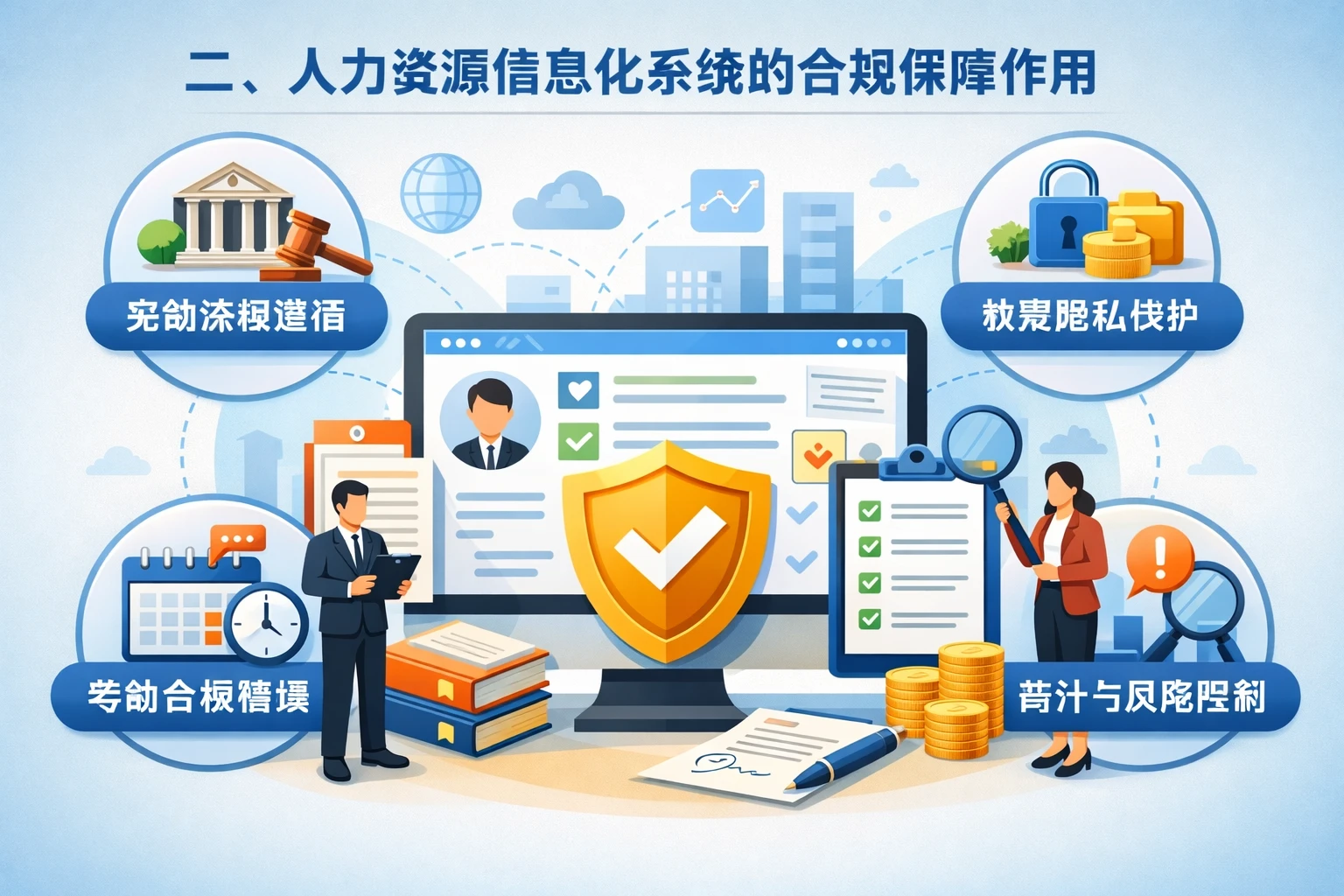 二、人力资源信息化系统的合规保障作用