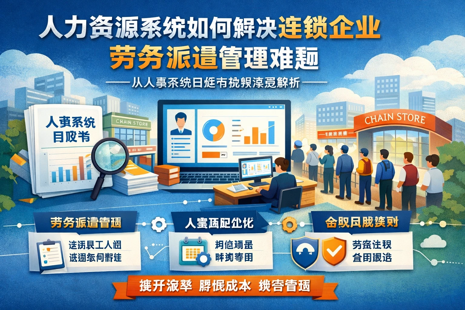 人力资源系统如何解决连锁企业劳务派遣管理难题——从人事系统白皮书视角深度解析