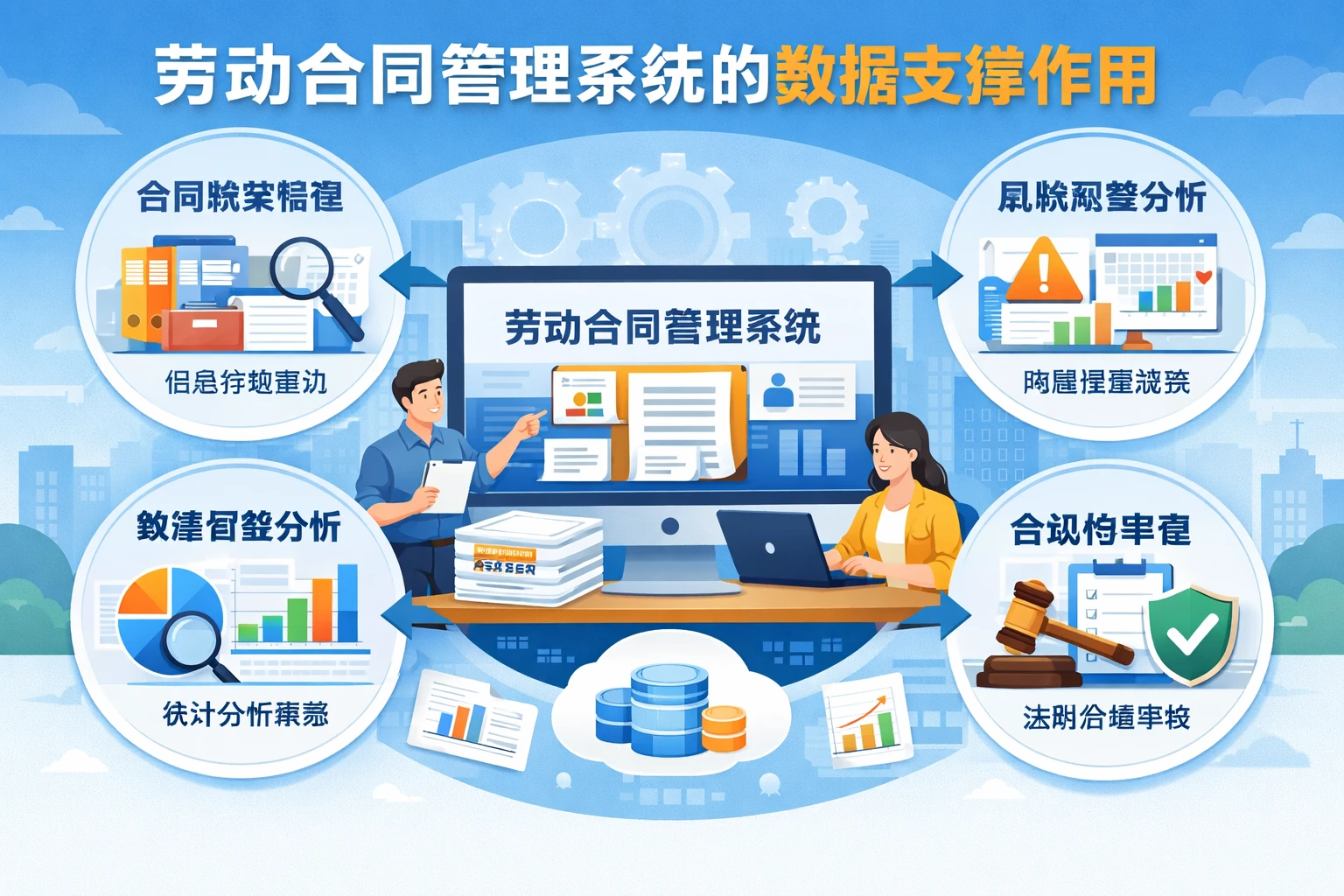 劳动合同管理系统的数据支撑作用