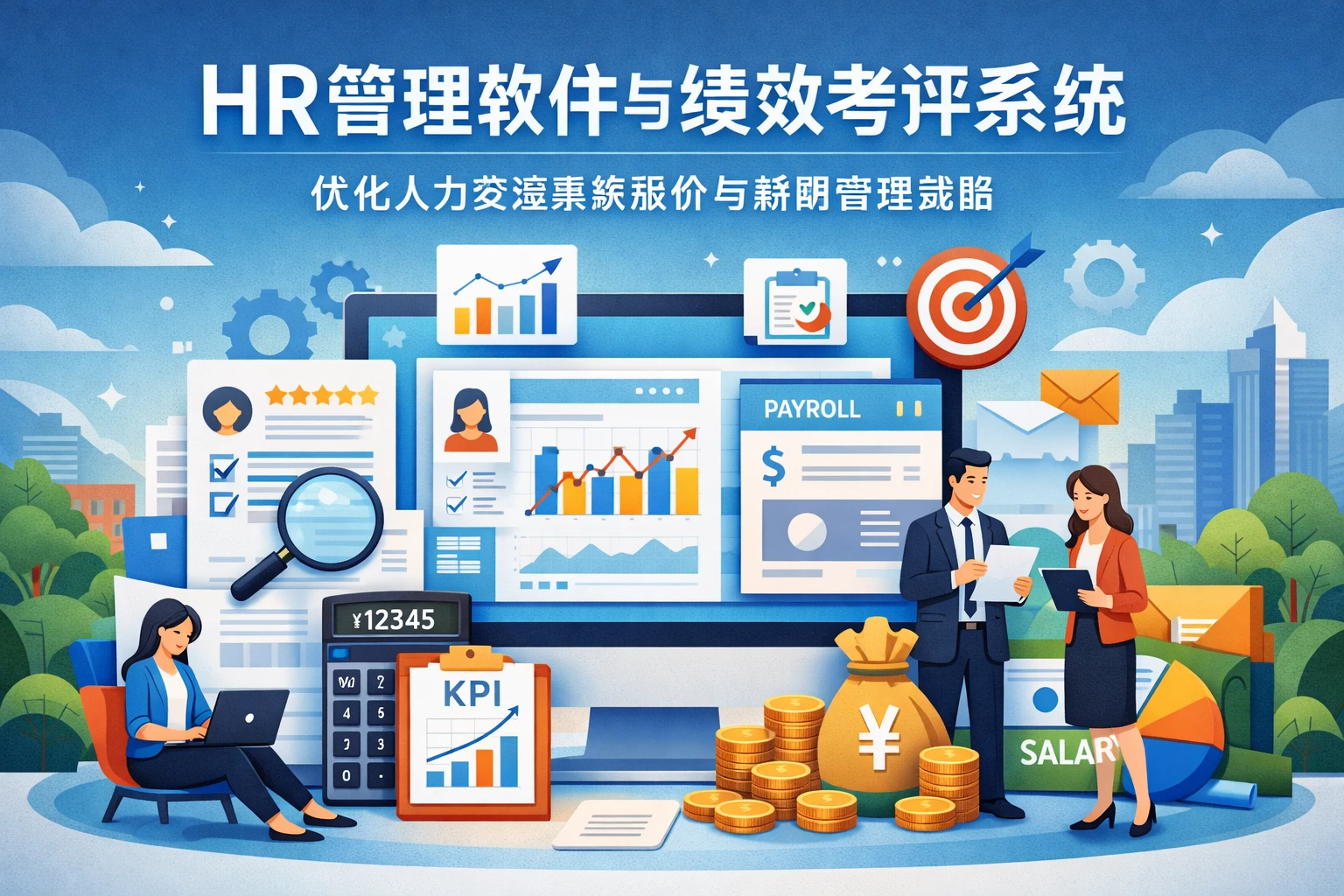 HR管理软件与绩效考评系统：优化人力资源系统报价与薪酬管理策略