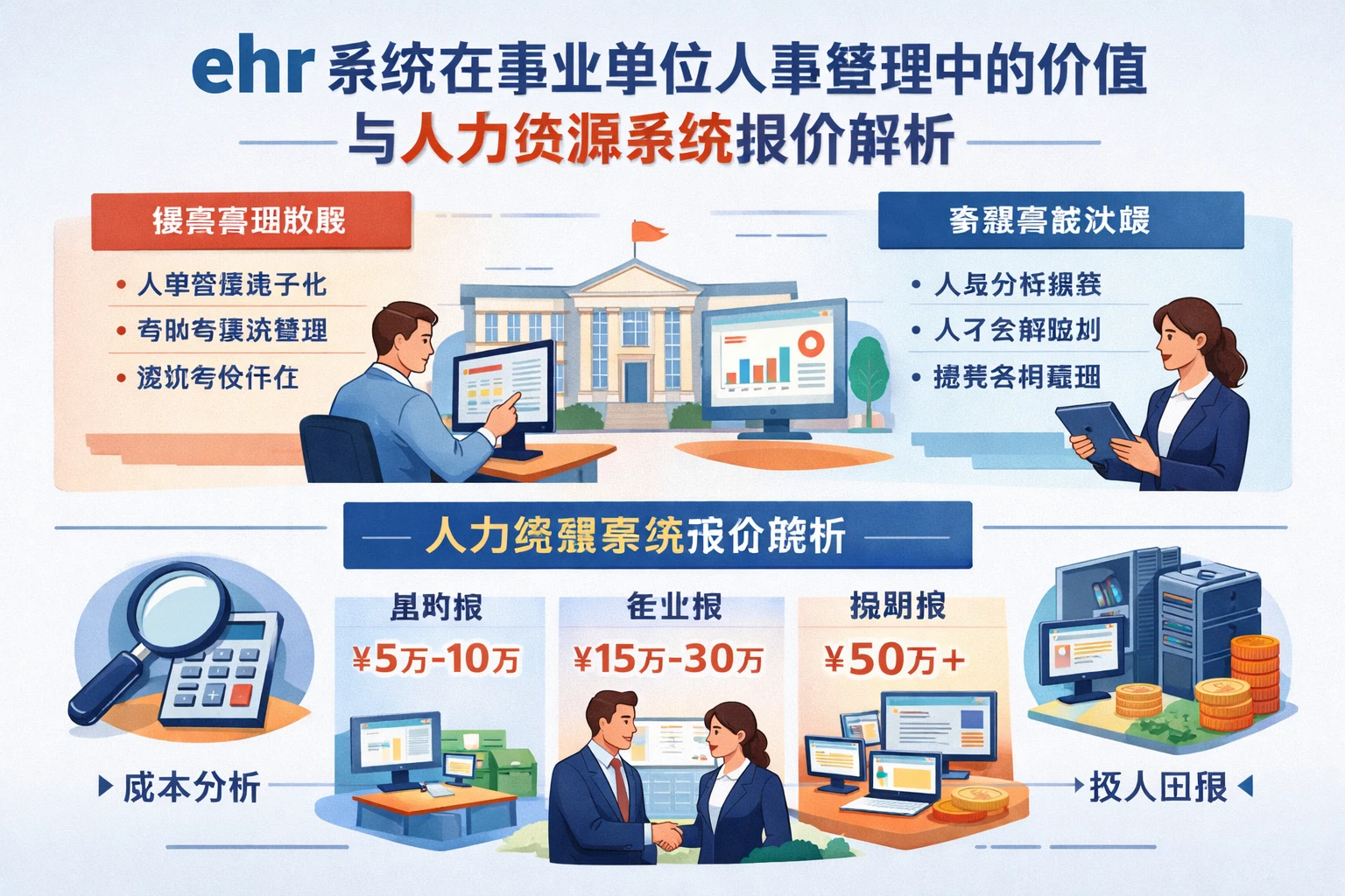 ehr系统在事业单位人事管理中的价值与人力资源系统报价解析