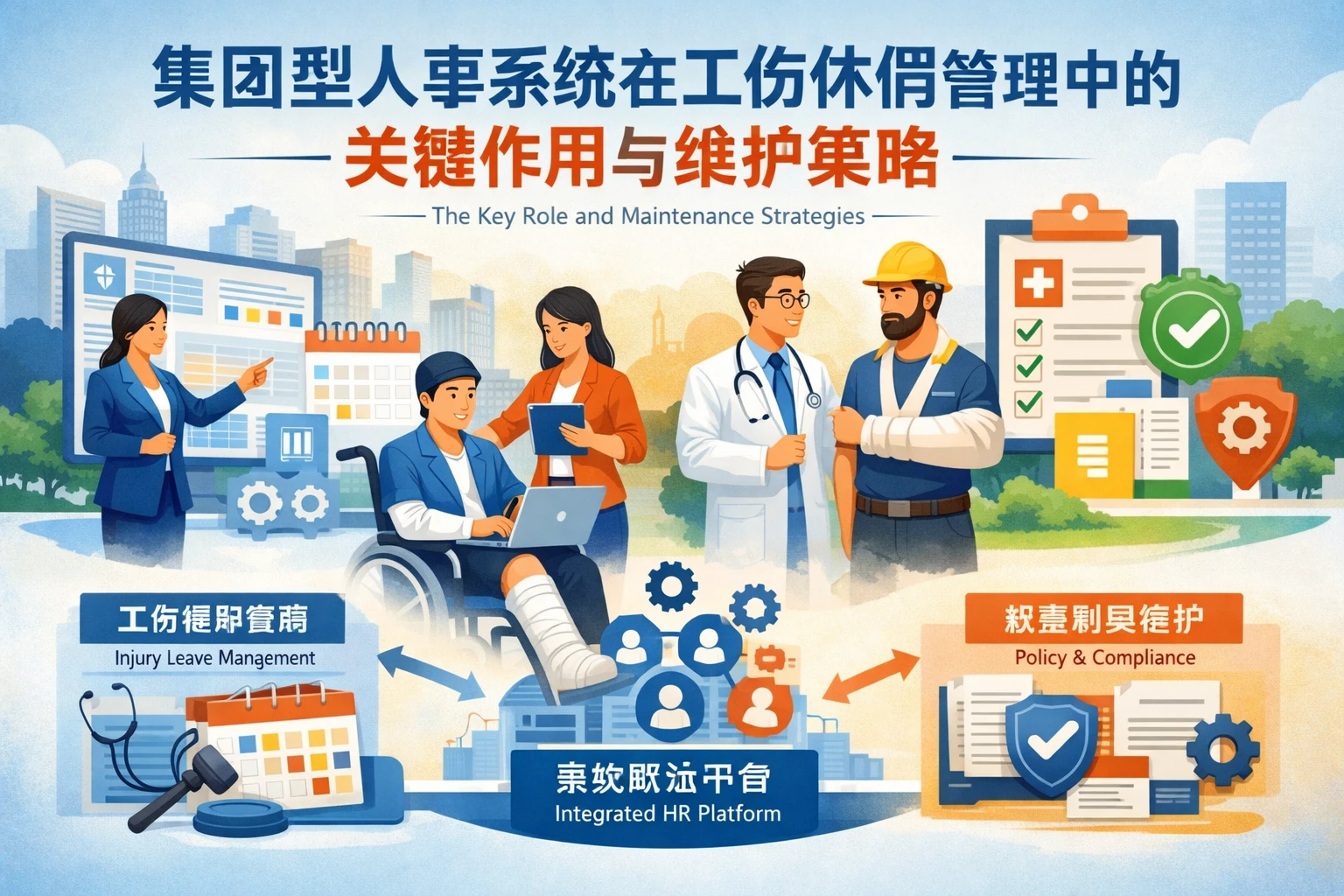 集团型人事系统在工伤休假管理中的关键作用与维护策略