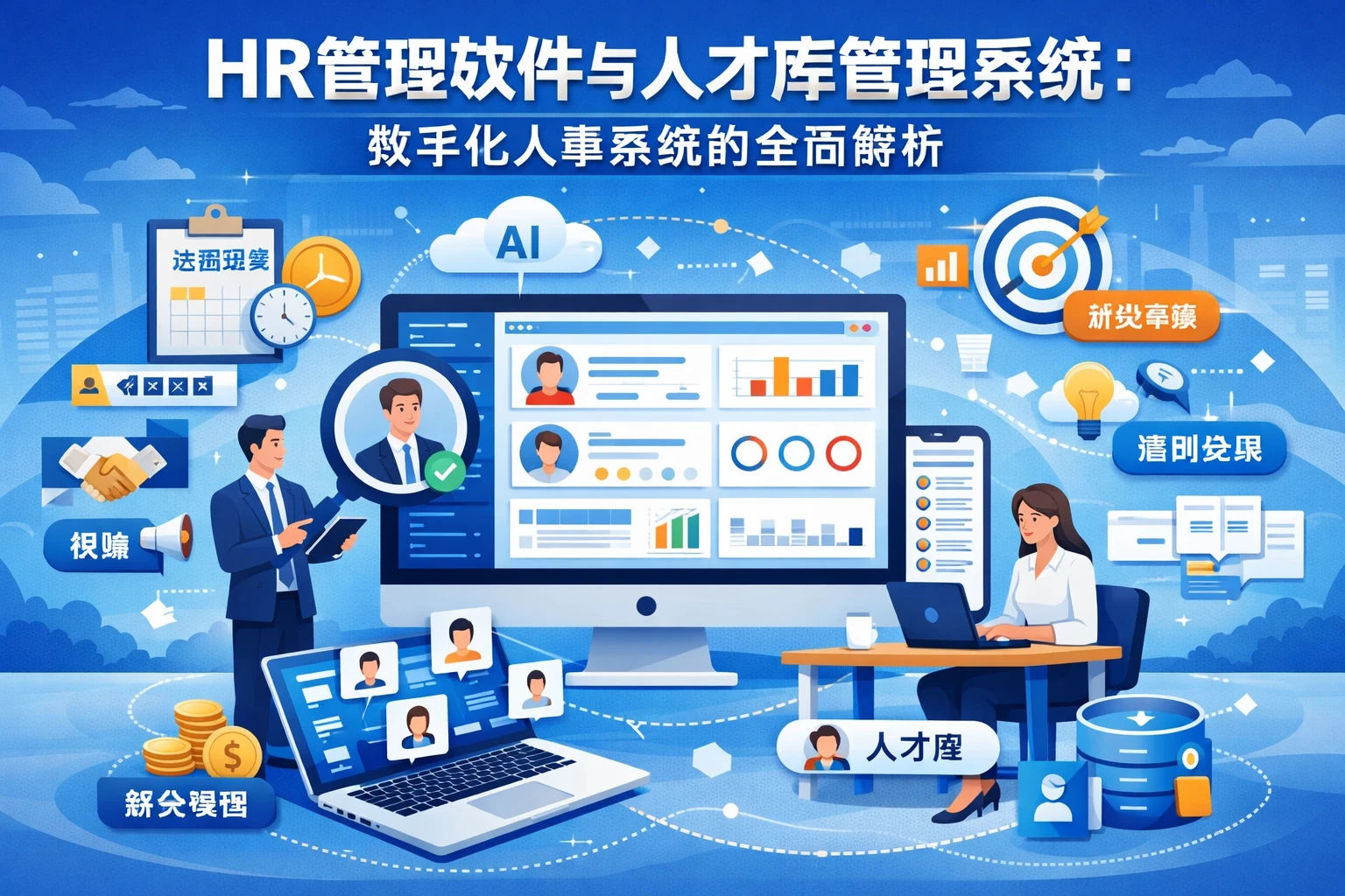 HR管理软件与人才库管理系统：数字化人事系统的全面解析
