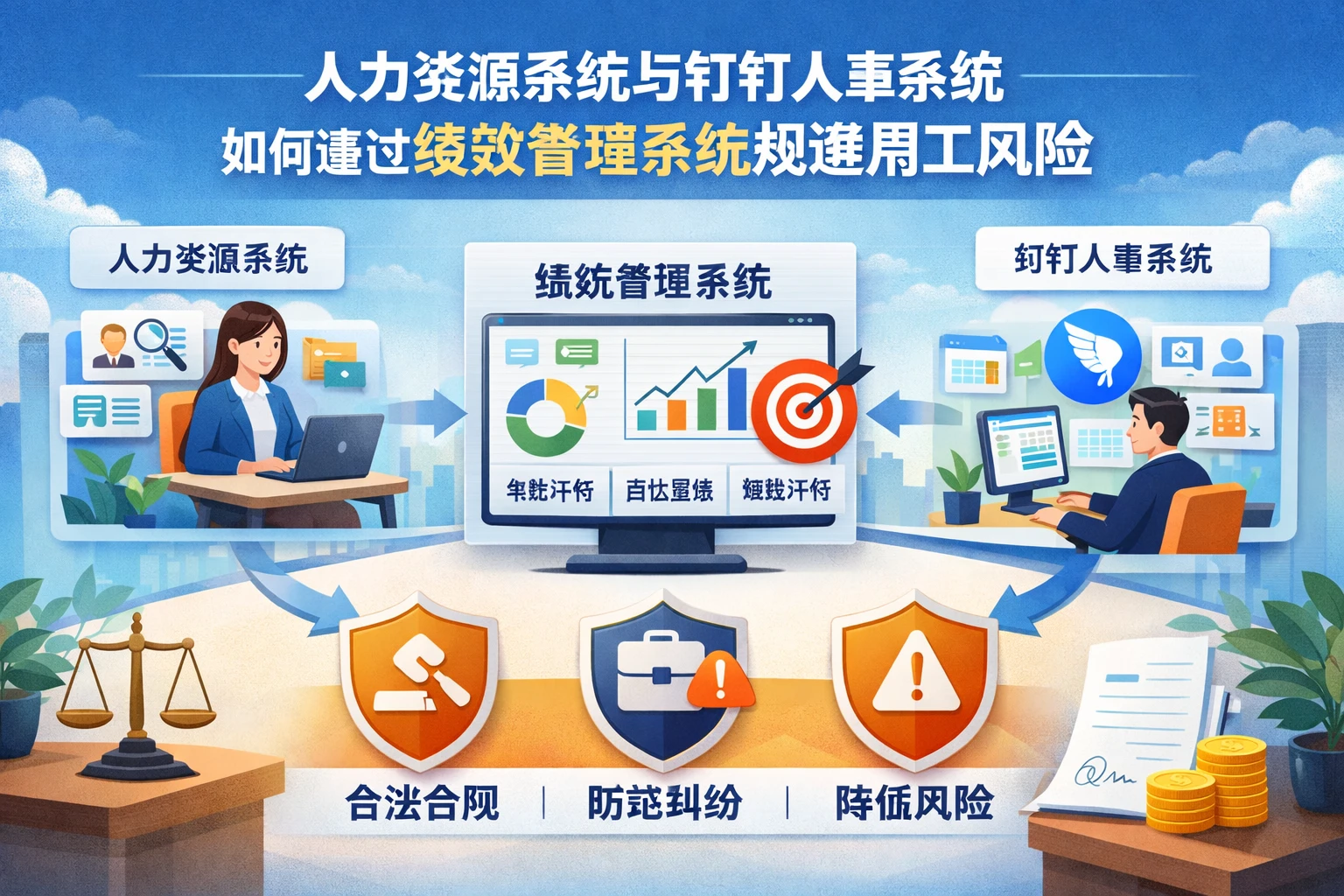 人力资源系统与钉钉人事系统如何通过绩效管理系统规避用工风险