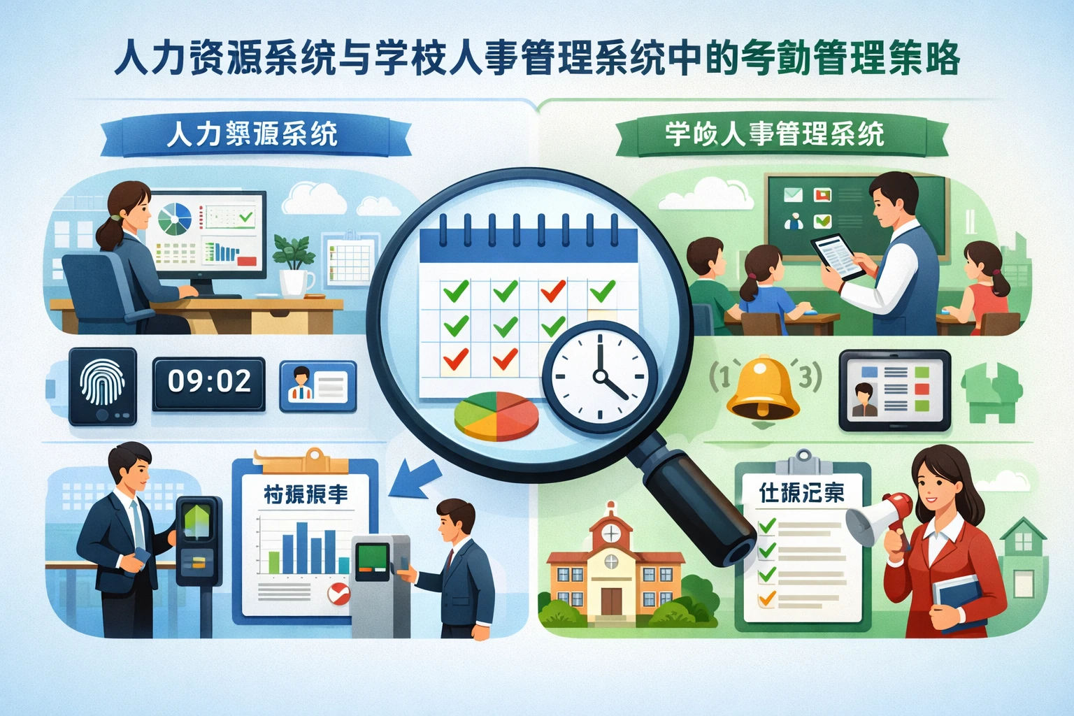 人力资源系统与学校人事管理系统中的考勤管理策略解析