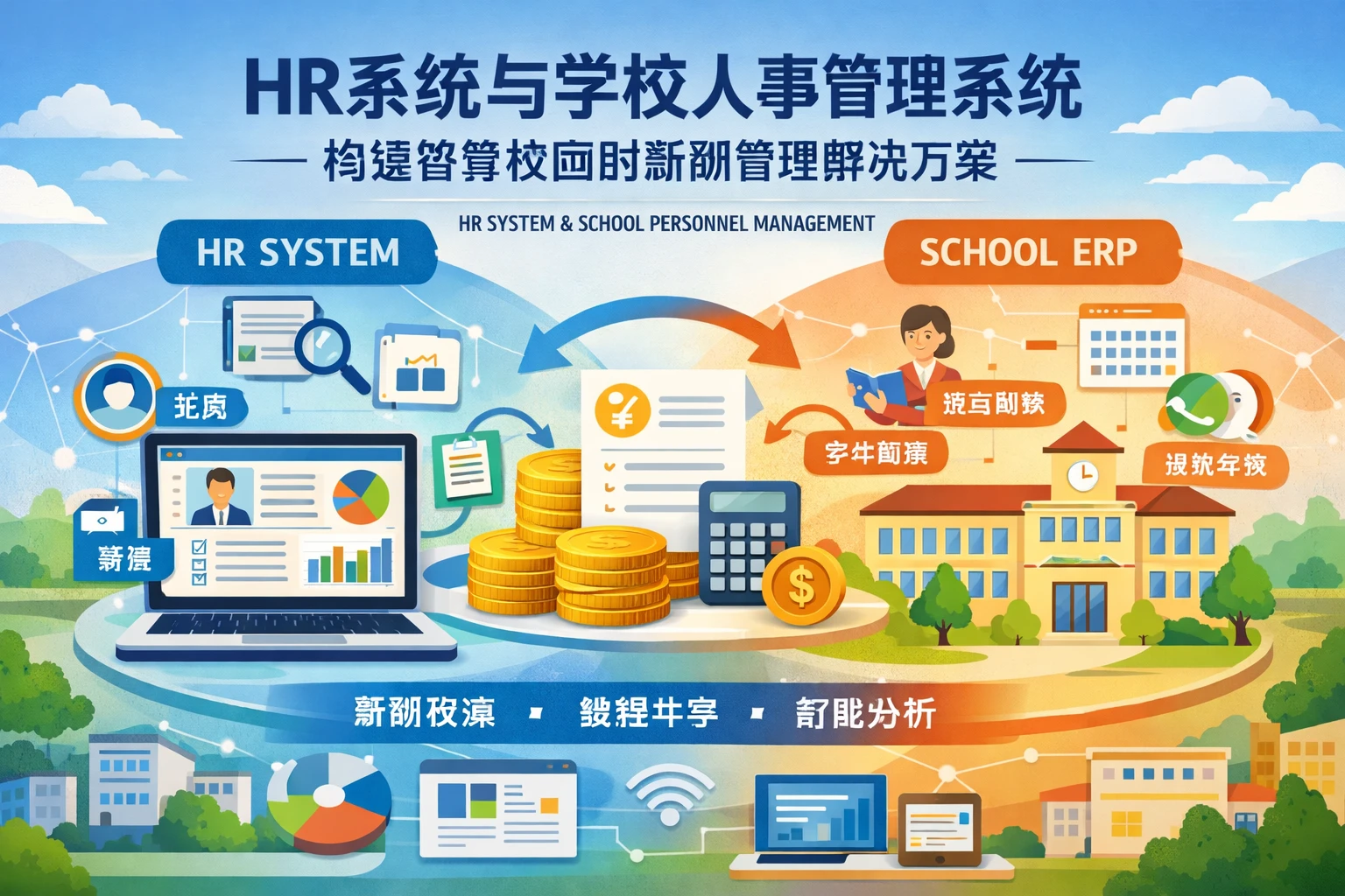 HR系统与学校人事管理系统:构建智慧校园的薪酬管理解决方案