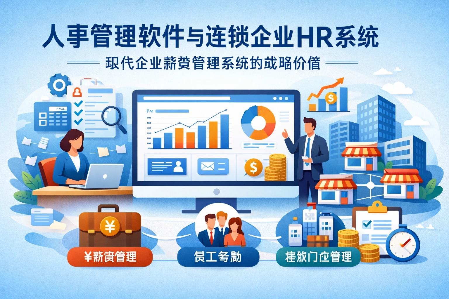 人事管理软件与连锁企业HR系统：现代企业薪资管理系统的战略价值