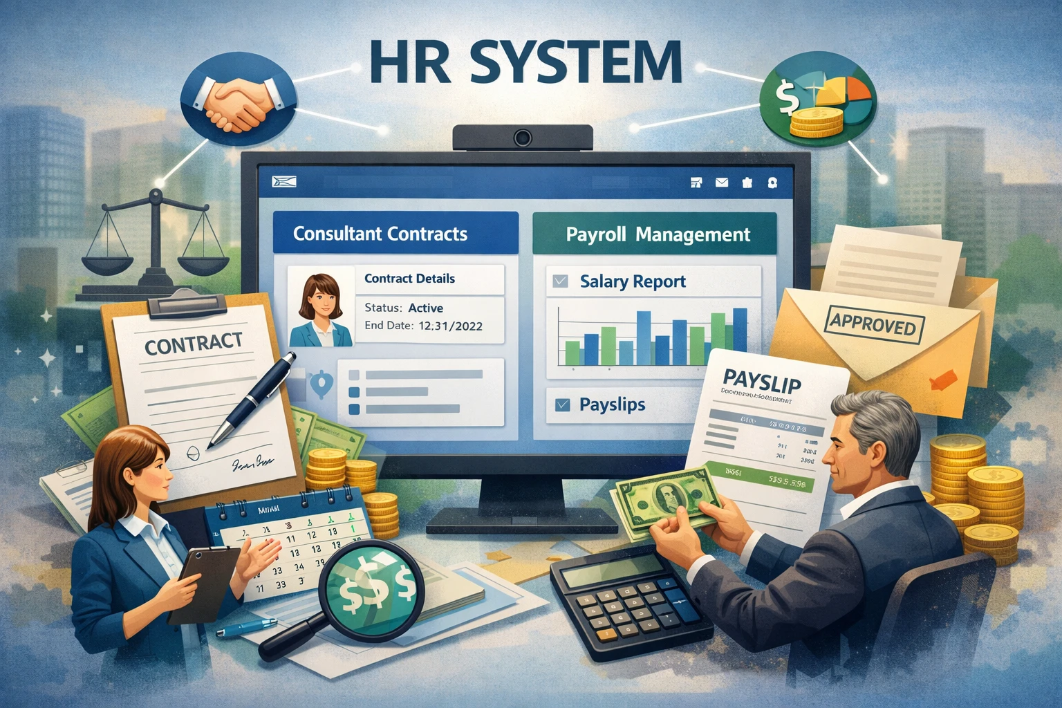 人力资源系统在顾问合同与薪酬管理中的关键作用