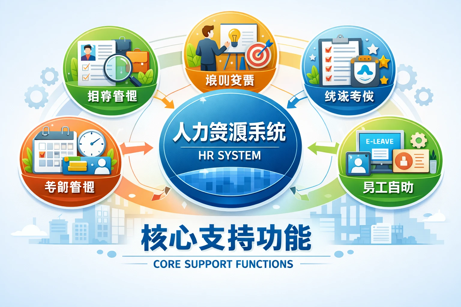 人力资源系统的核心支持功能