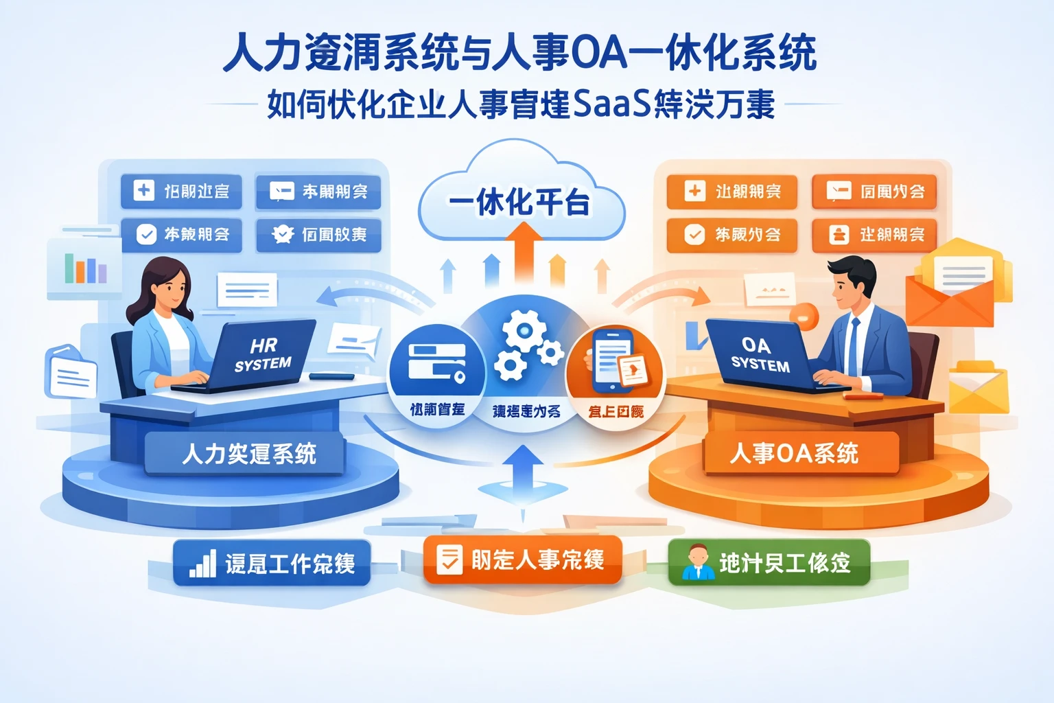 人力资源系统与人事OA一体化系统如何优化企业人事管理SaaS解决方案