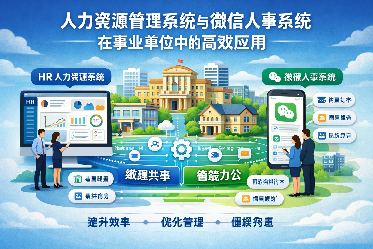 人力资源管理系统与微信人事系统在事业单位中的高效应用