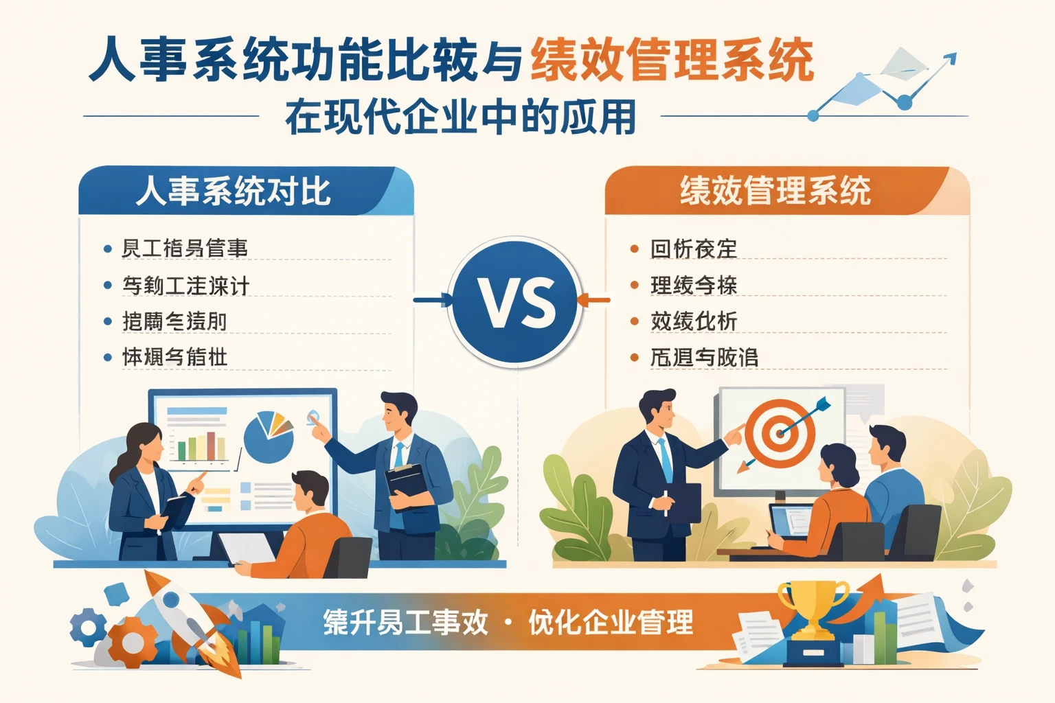 人事系统功能比较与绩效管理系统在现代企业中的应用